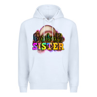 White baseball sister Premium Hoodie - OliviaCreatesArt