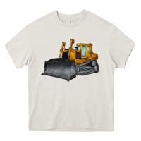 Cream Bulldozer Heavy Core Tee - LillyAllenDesigns