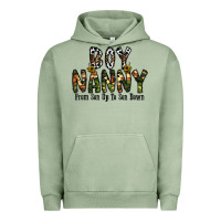 Pigment Oil Green boy nanny from son up to son down Urban Hoodie - CowhideDigitalArt