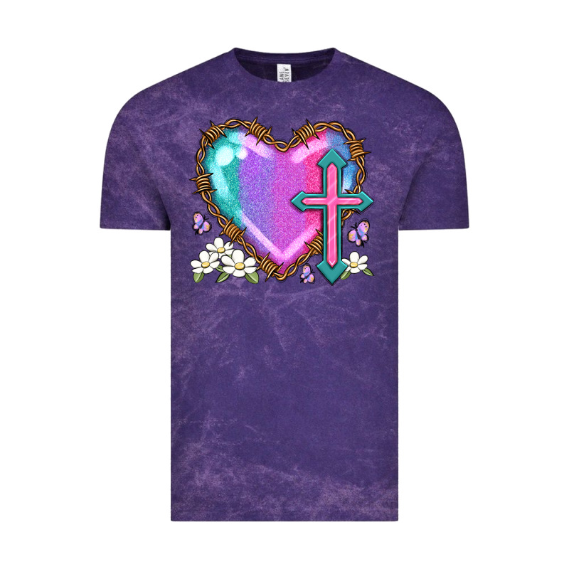 Easter Cross Heart La Vintage Tee by LillyAllenDesigns | Teevron