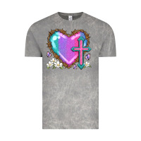 Cloud Rock easter cross heart la Vintage Tee - LillyAllenDesigns