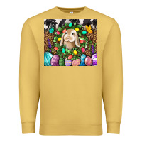 Antique Gold Easter Bunny Tumbler Premium Sweatshirt - BundleAndBundleShop