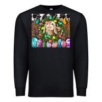Black Easter Bunny Tumbler Premium Sweatshirt - BundleAndBundleShop