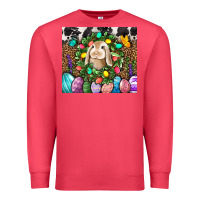 Cardinal Easter Bunny Tumbler Premium Sweatshirt - BundleAndBundleShop