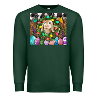 Sports Green Easter Bunny Tumbler Premium Sweatshirt - BundleAndBundleShop