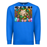True Royal Easter Bunny Tumbler Premium Sweatshirt - BundleAndBundleShop