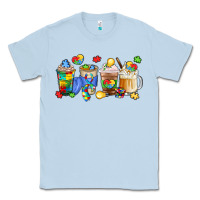 Dusty Blue image title puzzlethemed beverages and accessories Classic Tee - LillyAllenDesigns