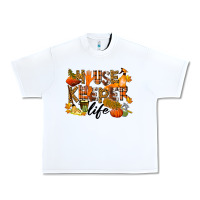 White Housekeeper life fall Urban Heavy Tee - LillyAllenDesigns
