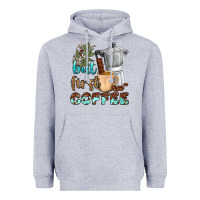 Heather Grey coffee cups but first coffee bbs Heavyweight Hoodie - BundleAndBundleShop