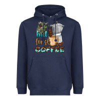 Navy coffee cups but first coffee bbs Heavyweight Hoodie - BundleAndBundleShop