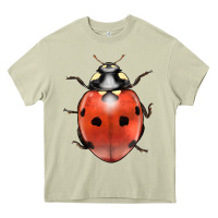 Mossy lady bug Heavy Core Tee - LillyAllenDesigns