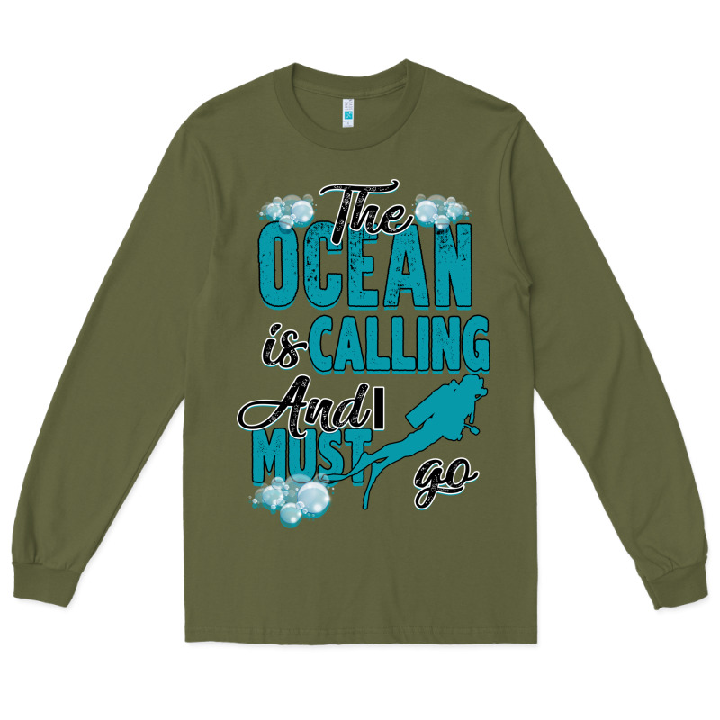 The Ocean Is Calling Long Sleeve Tee by Bettercallsaul | Teevron