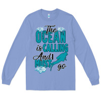 Colony Blue The Ocean Is Calling Long Sleeve Tee - Bettercallsaul