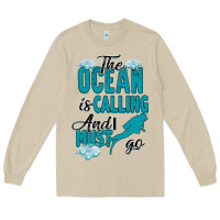 Mushroom The Ocean Is Calling Long Sleeve Tee - Bettercallsaul