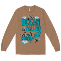 Toasted Coconut The Ocean Is Calling Long Sleeve Tee - Bettercallsaul