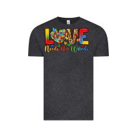 Vintage Black love needs no words Vintage Tee - LillyAllenDesigns