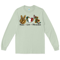 Matcha Peace Love Mexicana Long Sleeve Tee - RanaPortraitStore