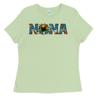 Matcha nana cowhide sunflower Ladies Tee - Jasminsmagicworld
