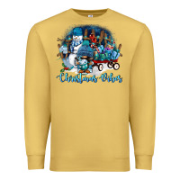 Antique Gold christmas vibes Premium Sweatshirt - FaDigitalArtStudio