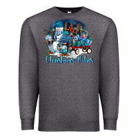 Charcoal Heather christmas vibes Premium Sweatshirt - FaDigitalArtStudio
