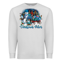 Dove Grey christmas vibes Premium Sweatshirt - FaDigitalArtStudio