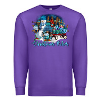 Purple christmas vibes Premium Sweatshirt - FaDigitalArtStudio