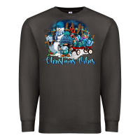 Smoke christmas vibes Premium Sweatshirt - FaDigitalArtStudio
