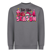 Storm Pink 'tis the season Christmas Heavyweight Sweatshirt - texasbilliewilder