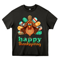 Asphalt happy thanksgiving turkey Heavy Core Tee - Jasminsmagicworld