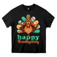 Black happy thanksgiving turkey Heavy Core Tee - Jasminsmagicworld