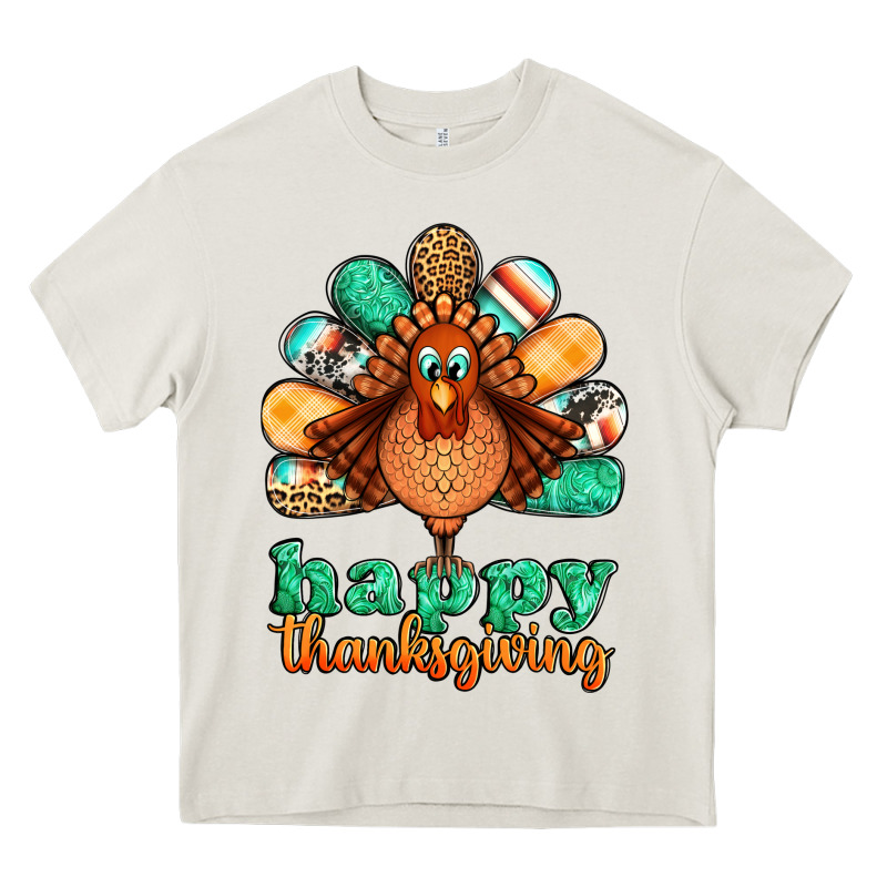 Happy Thanksgiving Turkey Heavy Core Tee by Jasminsmagicworld | Teevron