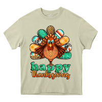 Mossy happy thanksgiving turkey Heavy Core Tee - Jasminsmagicworld