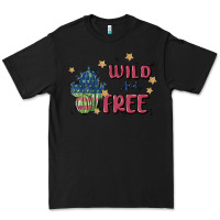 Black wild and free Premium Tee - MaliasSmallBusiness