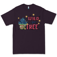 Plum wild and free Premium Tee - MaliasSmallBusiness