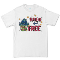 White wild and free Premium Tee - MaliasSmallBusiness