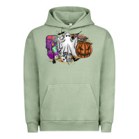 Pigment Oil Green boo Urban Hoodie - SublimationCraftShop