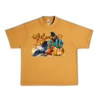 Peanut Butter Welcome Fall With Crow Urban Heavy Tee - LillyAllenDesigns
