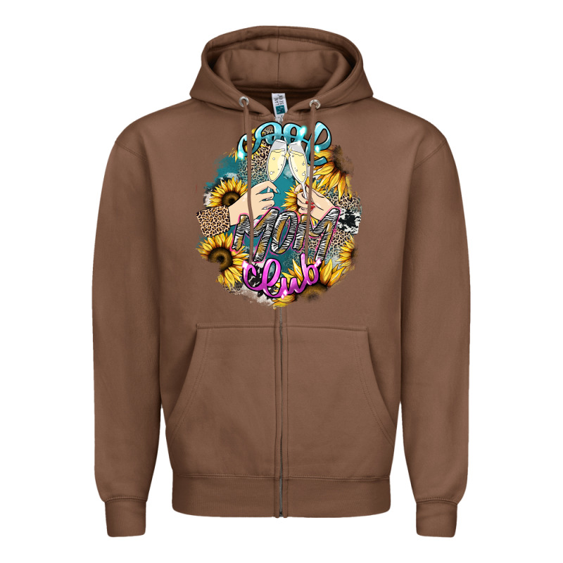 Cool Mom Club Mother's Day Zipper Hoodie by HowdyJamesFarm | Teevron
