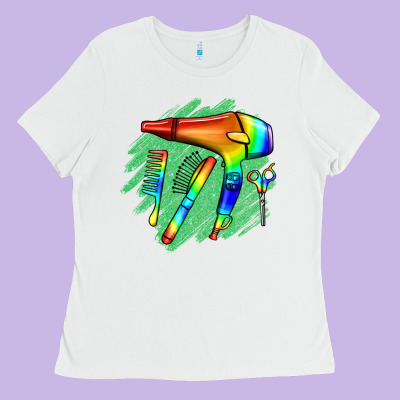 Hairdresser Ladies Tee Designed By Jasminsmagicworld