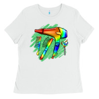 White Hairdresser Ladies Tee - Jasminsmagicworld