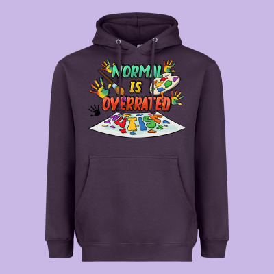 Normal Is Overrated Heavyweight Hoodie Designed By Fadigitalartstudio