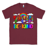 Burgundy name celebrate kindness and diversity Classic Tee - LillyAllenDesigns