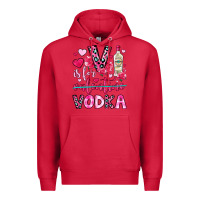 Cardinal v is for vodka Premium Hoodie - OliviaCreatesArt