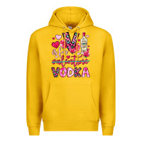 Lemon v is for vodka Premium Hoodie - OliviaCreatesArt