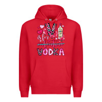 Red v is for vodka Premium Hoodie - OliviaCreatesArt