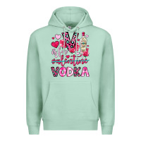 Seafoam v is for vodka Premium Hoodie - OliviaCreatesArt