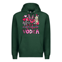 Sports Green v is for vodka Premium Hoodie - OliviaCreatesArt
