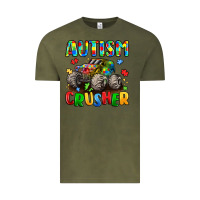 Vintage Olive autism crusher Vintage Tee - LillyAllenDesigns