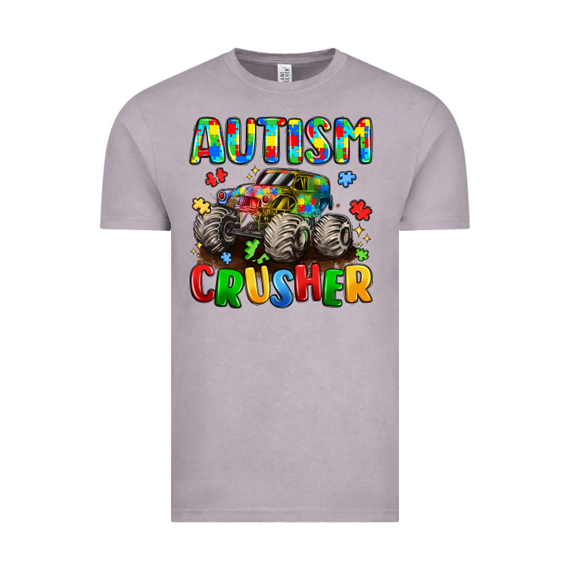 Autism Crusher Vintage Tee by LillyAllenDesigns | Teevron