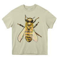 Mossy Bee Heavy Core Tee - LillyAllenDesigns